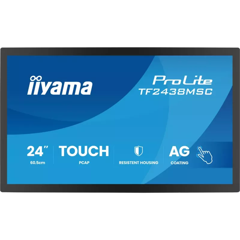 Monitor touchscreen IIYAMA TF2438MSC-B2 — 24 pollici display interattivo, multi-touch