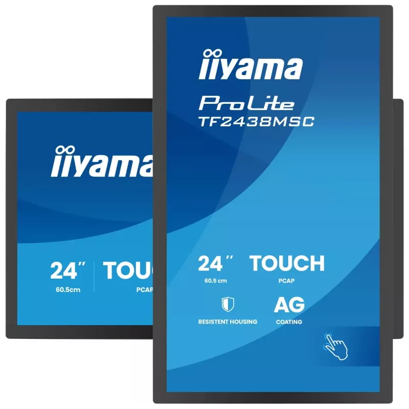 Monitor touchscreen IIYAMA TF2438MSC-B2 — 24 pollici display interattivo, multi-touch