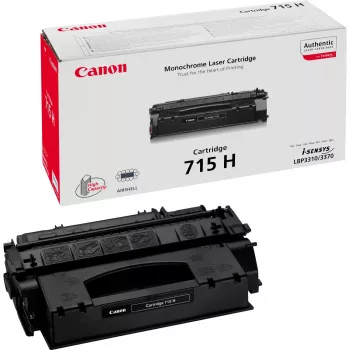 Cartuccia toner Canon 715H originale nero – 7000 pagine, stampa laser compatibile con Canon