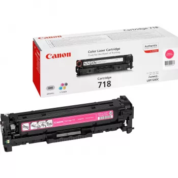 Cartuccia toner Canon 718 M 2500 pagine magenta
