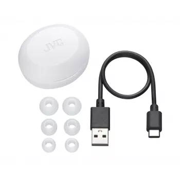 Auricolari in-ear senza fili JVC HA-A5T True Wireless Stereo (TWS) — intraurali, 20–20000 Hz, bianco