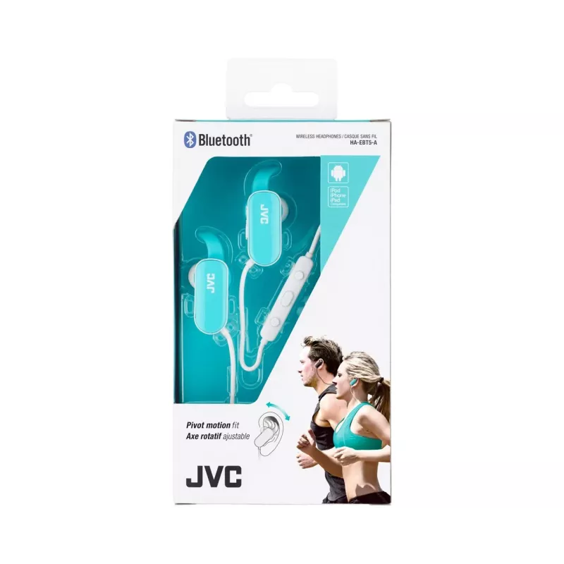 Cuffie/headset JVC HA-EBT5-A-E senza fili in-ear sport Bluetooth blu, bianco