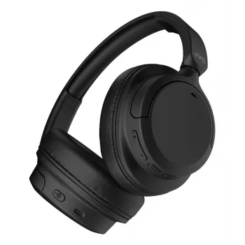 Cuffie over-ear JVC con cancellazione del rumore, headset, senza fili, archetto, chiamate/musica, USB Type-C, Bluetooth, nero