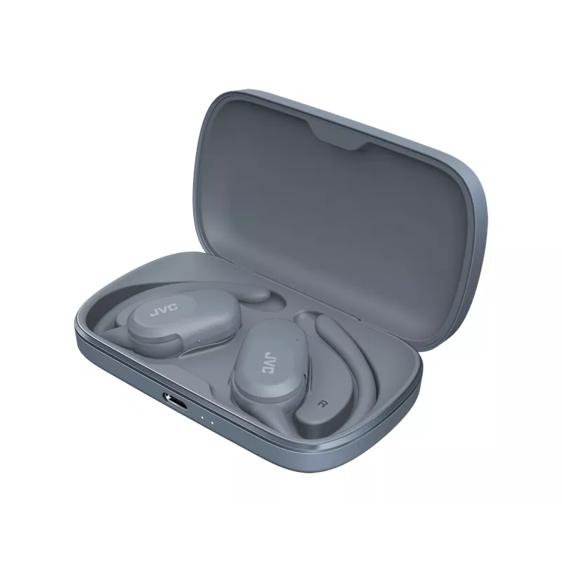 Headset JVC HA-NP40T True Wireless Stereo (TWS) auricolari in-ear con archetto Bluetooth, 20–20000 Hz, 10 m, grigio