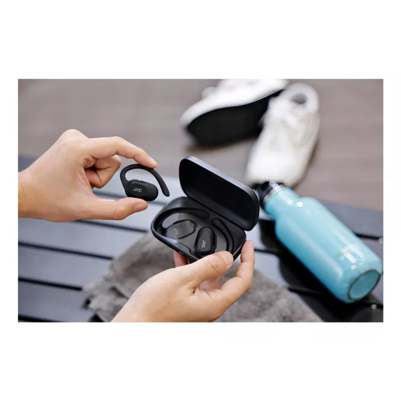 Headset JVC HA-NP40T True Wireless Stereo TWS archetto Bluetooth nero, 20–20000 Hz, 10 m