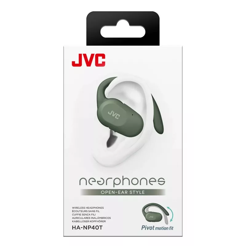 Headset JVC HA-NP40T True Wireless Stereo (TWS) archetto chiamate/musica Bluetooth verde