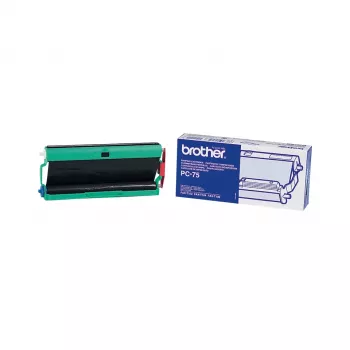 Accessorio fax Brother PC-75 cartuccia fax + nastro 144 pagine nero 1 pz.