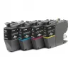 Cartuccia d'inchiostro Brother LC421XLVALDR 4 pz. originale nero, ciano, magenta, giallo