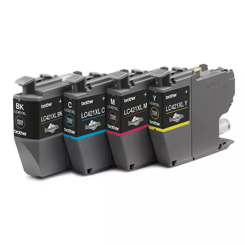 Cartuccia d'inchiostro Brother LC421XLVALDR 4 pz. originale nero, ciano, magenta, giallo