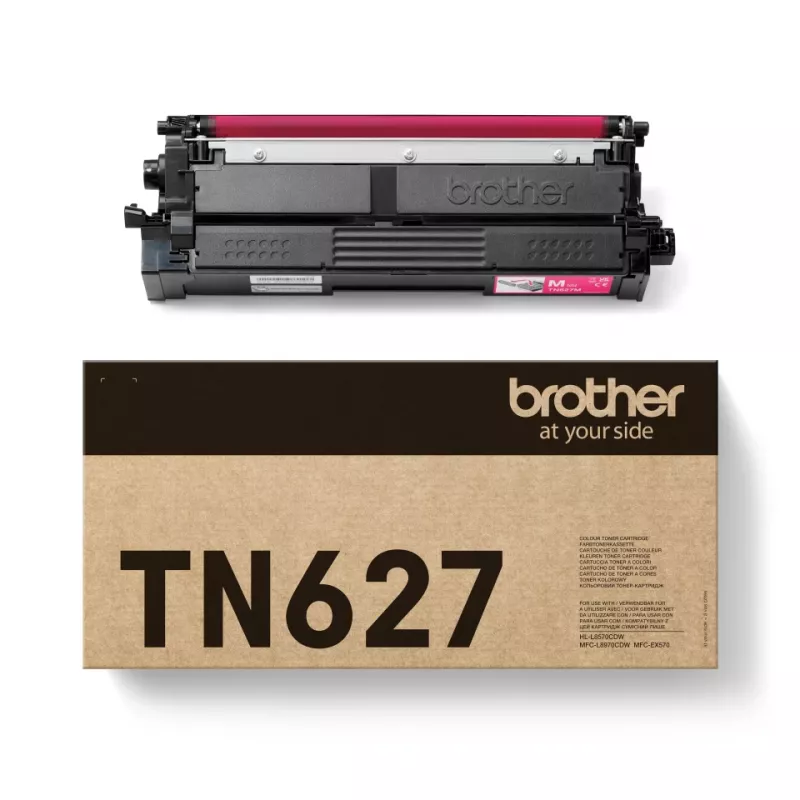 Cartuccia toner Brother TN-627M originale magenta, resa 10.000 pagine, 1 pz.