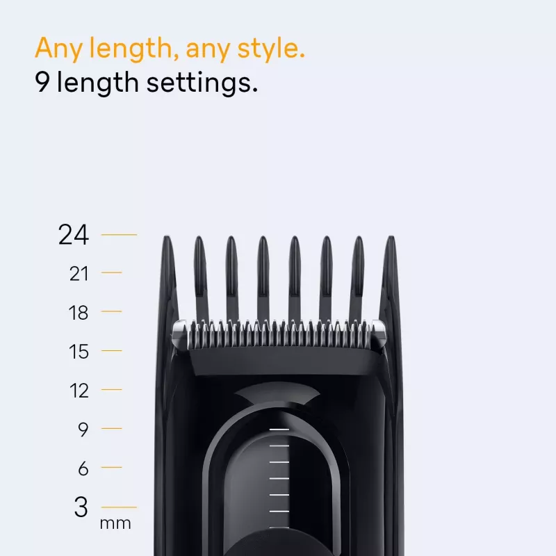 Rifinitore/regolabarba Braun HC5510 nero 9 nickel-metallo idruro (NiMH)