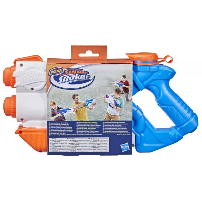 Nerf Super Soaker Twin Tide, blaster giocattolo, multicolore, 6 anni