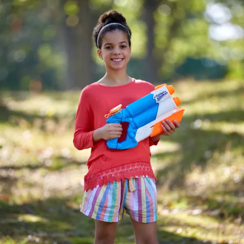 Nerf Super Soaker Twin Tide, blaster giocattolo, multicolore, 6 anni