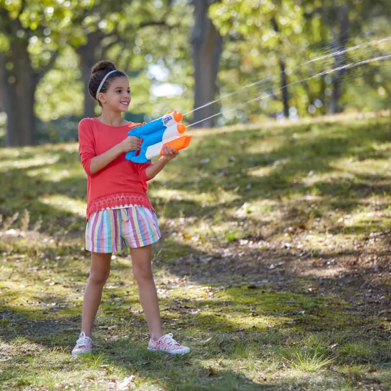 Nerf Super Soaker Twin Tide, blaster giocattolo, multicolore, 6 anni