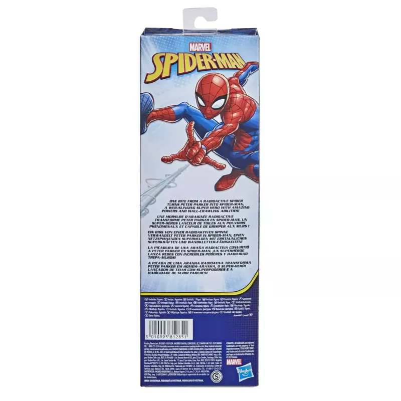 Action figure HASBRO Marvel Spider-Man Titan Hero Spider-Man, plastica, multicolore, dai 4 anni