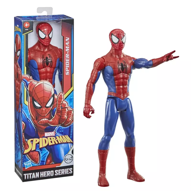 Action figure HASBRO Marvel Spider-Man Titan Hero Spider-Man, plastica, multicolore, dai 4 anni
