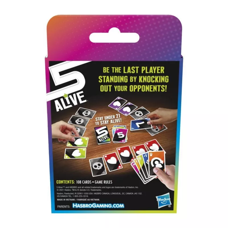 Hasbro Gaming F4205 5 Alive gioco di carte da collezione