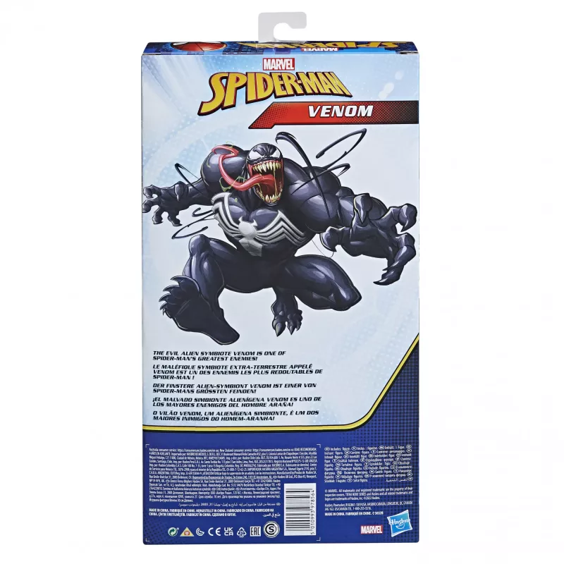 Marvel Spider-Man Titan Hero Series Venom, 4 anni, Spider-Man, nero, rosso, bianco