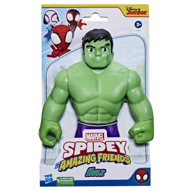Marvel Spidey e i suoi fantastici amici – Supersized Hulk, 3 anni, multicolore, plastica