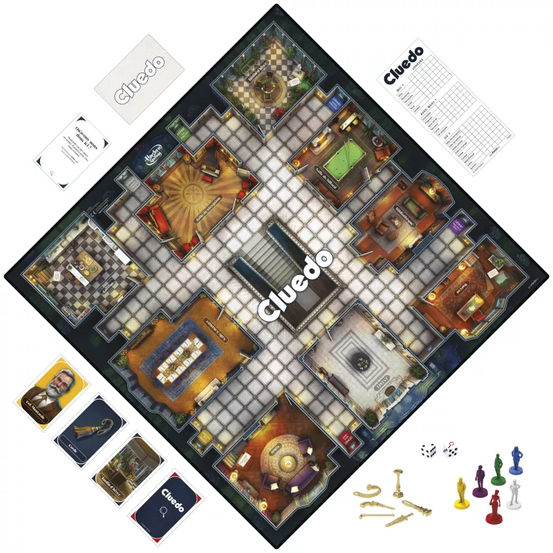 Hasbro Gaming Cluedo 45 min gioco da tavolo detective