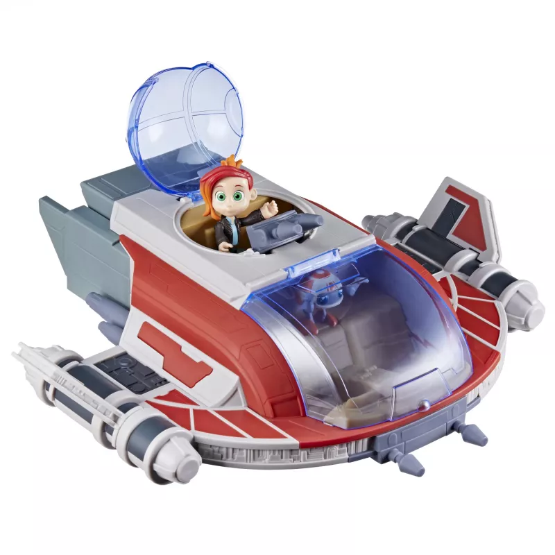 Star Wars The Crimson Firehawk astronave e action figure, giocattolo, giocattolo prescolare (17