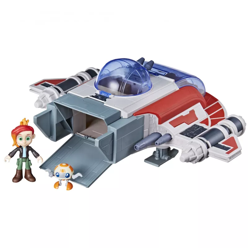 Star Wars The Crimson Firehawk astronave e action figure, giocattolo, giocattolo prescolare (17