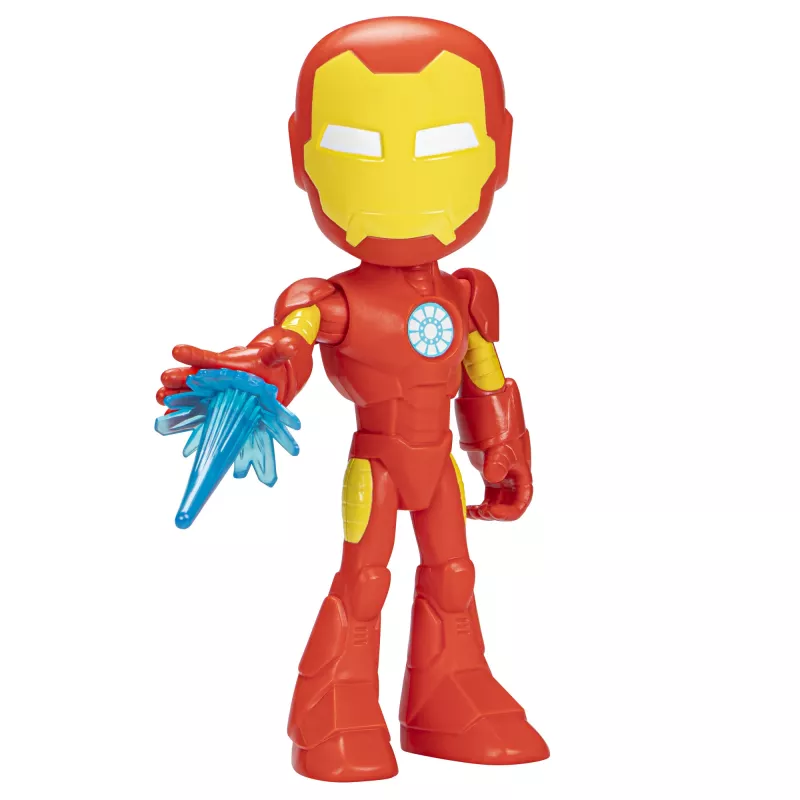Marvel Spidey e i suoi fantastici amici – Figura Iron Man oversize, 3 anni, Marvel, rosso, giallo