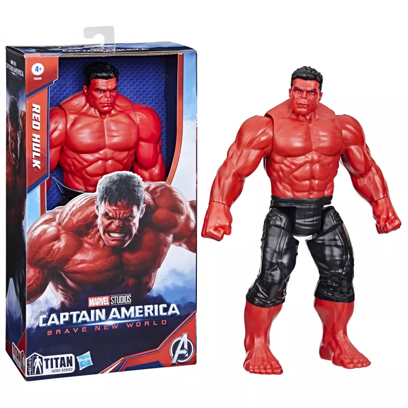 Action figure AVENGERS Captain America Deluxe Movie Titan, altezza 30 cm