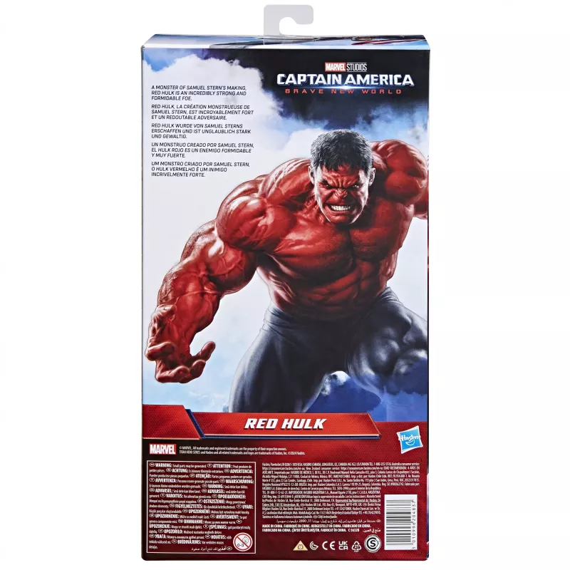 Action figure AVENGERS Captain America Deluxe Movie Titan, altezza 30 cm