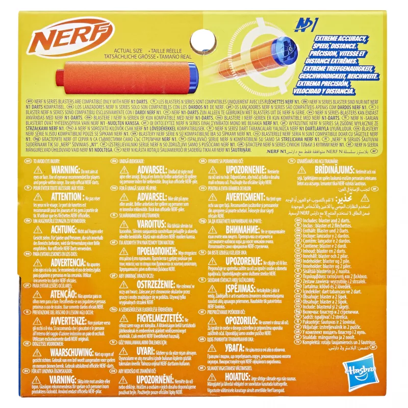 Blaster giocattolo NERF N Series Flex blu arancione 8+