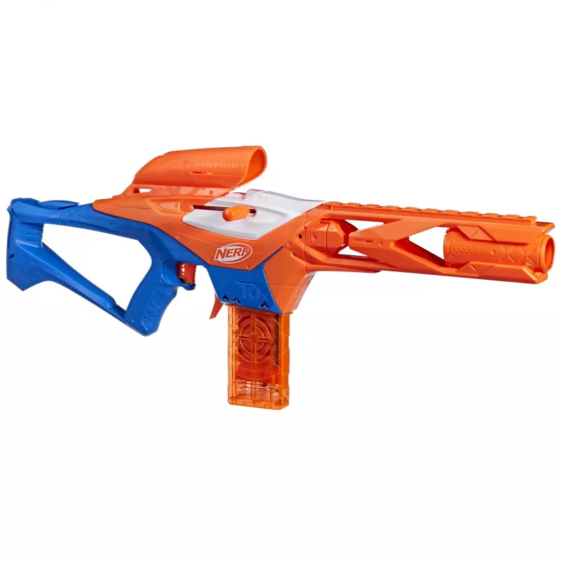 Blaster giocattolo NERF Nerf N Series Pinpoint blu arancione 8+