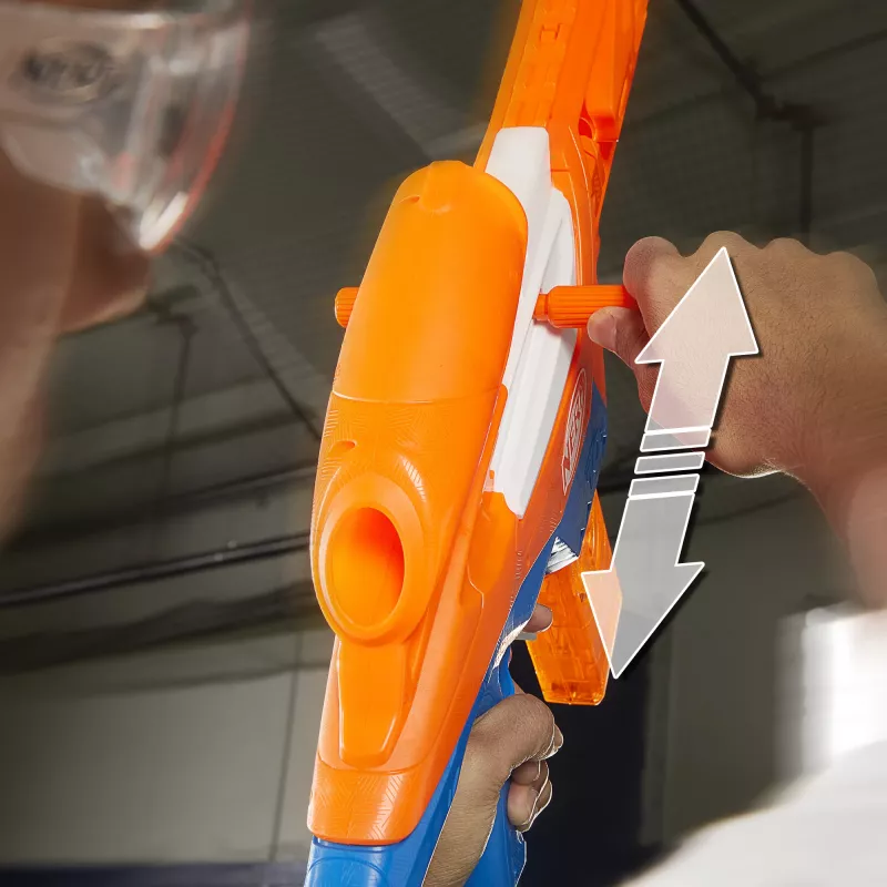 Blaster giocattolo NERF Nerf N Series Pinpoint blu arancione 8+