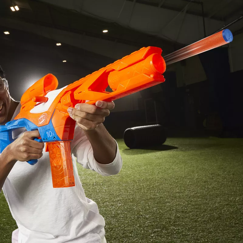 Blaster giocattolo NERF Nerf N Series Pinpoint blu arancione 8+