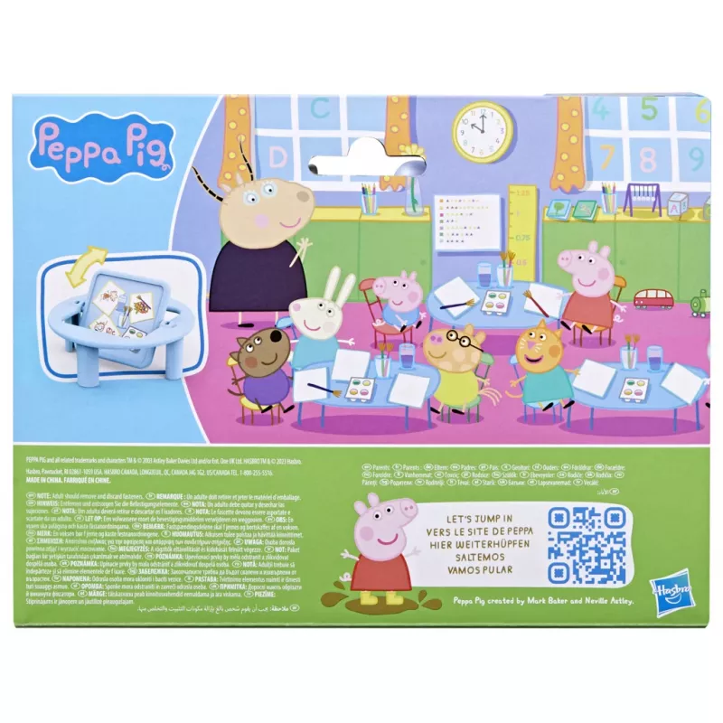 Hasbro Peppa Pig set di gioco con 5 figure e 6 accessori, giocattolo prescolare per bambine e bambini da 3 anni e oltre