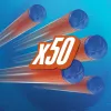 Nerf N Series N1-Darts 50x, ricarica, 8 anni, 50 pz., blu, arancione