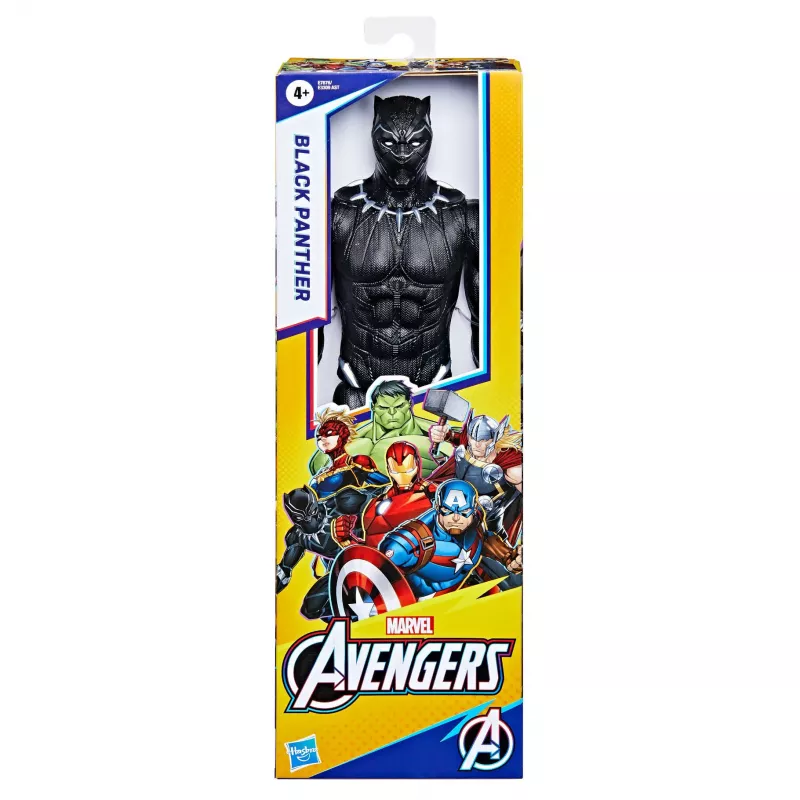 Marvel Avengers Titan Hero figura Black Panther, 4 anni, multicolore, plastica