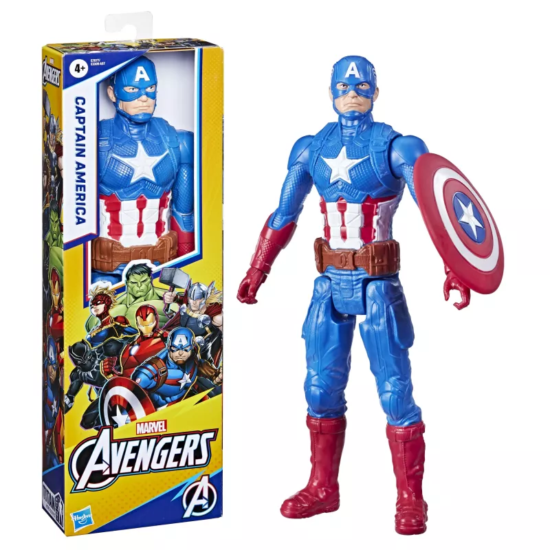 Marvel Avengers Captain America, 4 anni, blu, rosso, bianco, plastica