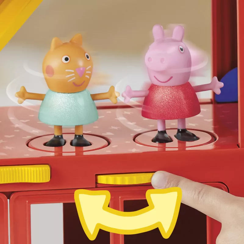 Peppa Pig 2-in-1 Party Bus, azione/avventura, 3 anni, multicolore, plastica