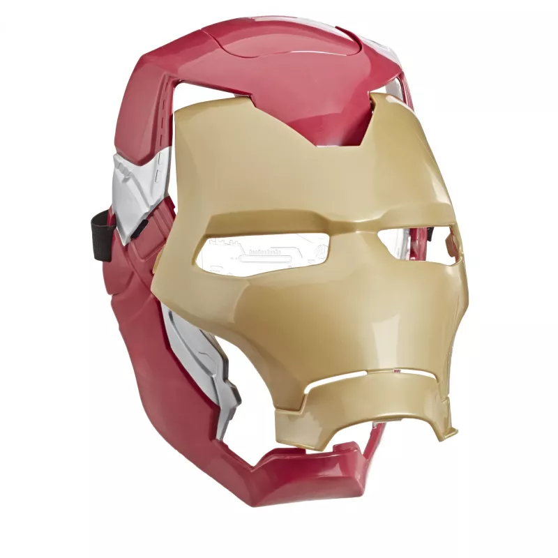 Marvel Avengers Iron Man maschera Flip FX, bambino, maschera viso, 5 anni, film, 1 pz.