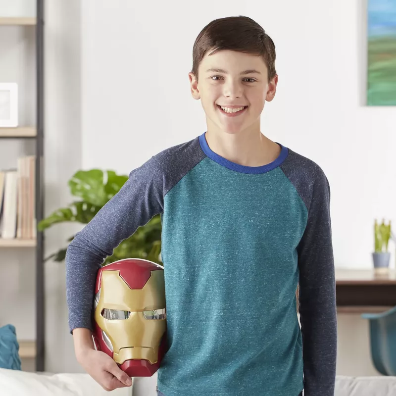 Marvel Avengers Iron Man maschera Flip FX, bambino, maschera viso, 5 anni, film, 1 pz.