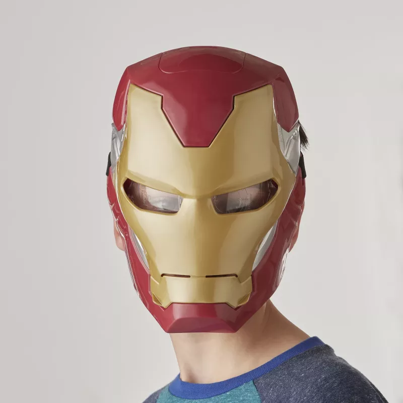 Marvel Avengers Iron Man maschera Flip FX, bambino, maschera viso, 5 anni, film, 1 pz.