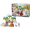 Set di gioco azione/avventura Hasbro Marvel Spidey e i suoi fantastici amici Dino-Webs casa sull'albero