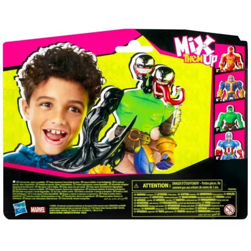 Marvel MixMashers Spider-Man Venom Mix-&-Match, 4 anni, multicolore