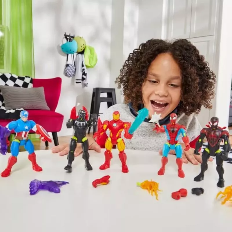 Marvel MixMashers Spider-Man Venom Mix-&-Match, 4 anni, multicolore