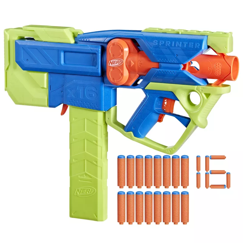 Blaster giocattolo Nerf N Series Sprinter F8625 blu verde arancione