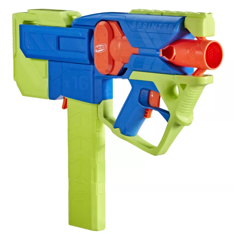 Blaster giocattolo Nerf N Series Sprinter F8625 blu verde arancione