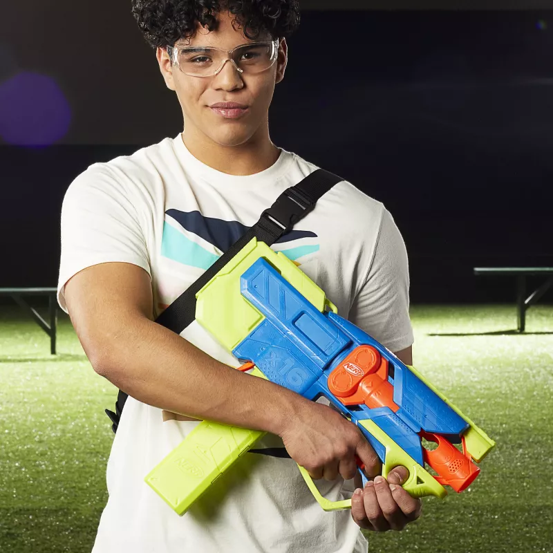 Blaster giocattolo Nerf N Series Sprinter F8625 blu verde arancione