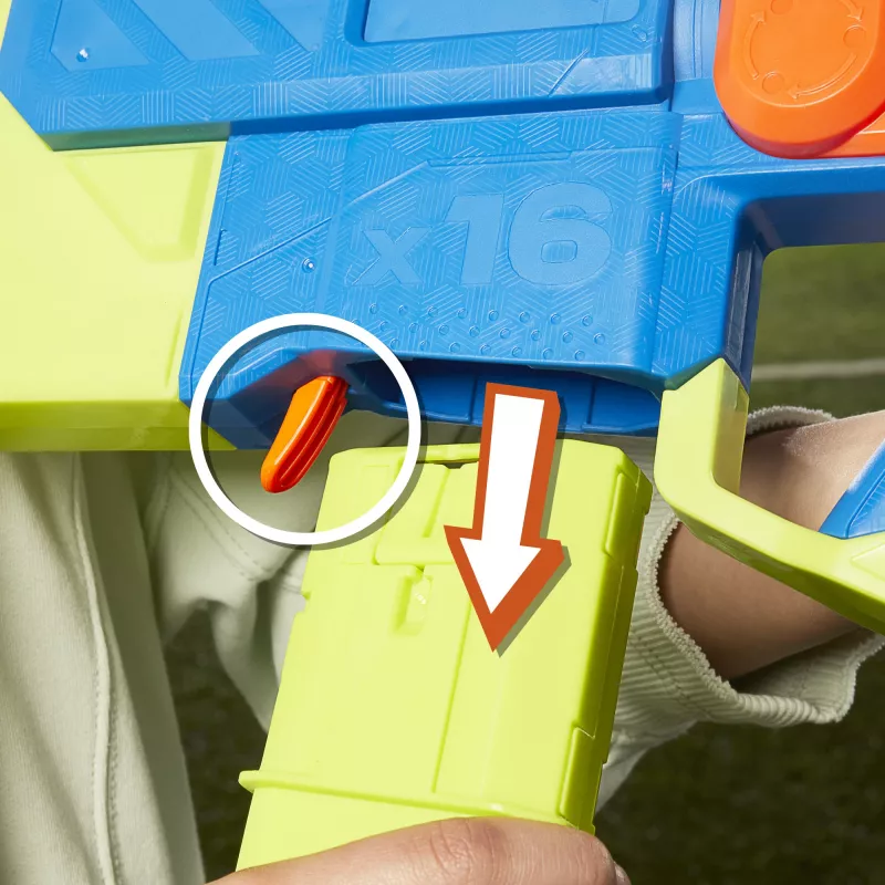 Blaster giocattolo Nerf N Series Sprinter F8625 blu verde arancione