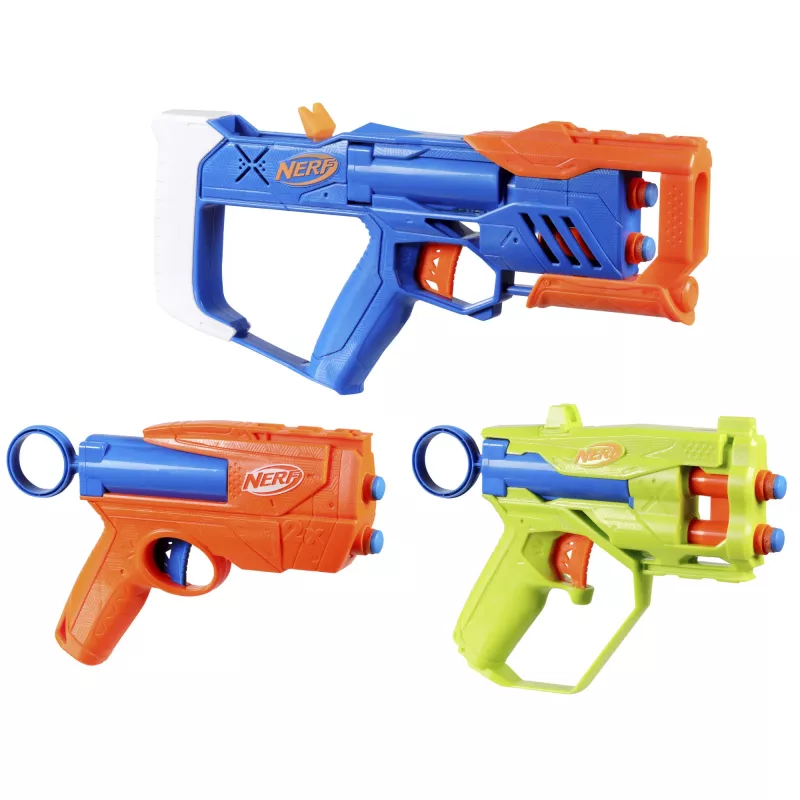 Nerf N Series Triple Action Pack, blaster giocattolo, 8 anni