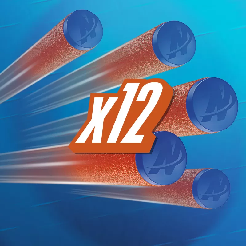 Nerf N Series Triple Action Pack, blaster giocattolo, 8 anni